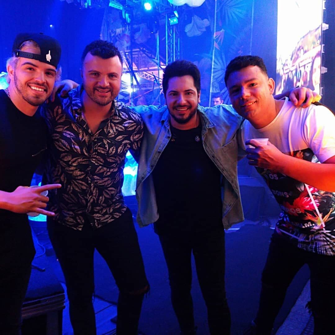 Registro de Viny Leite em shows, encontros e bastidores
