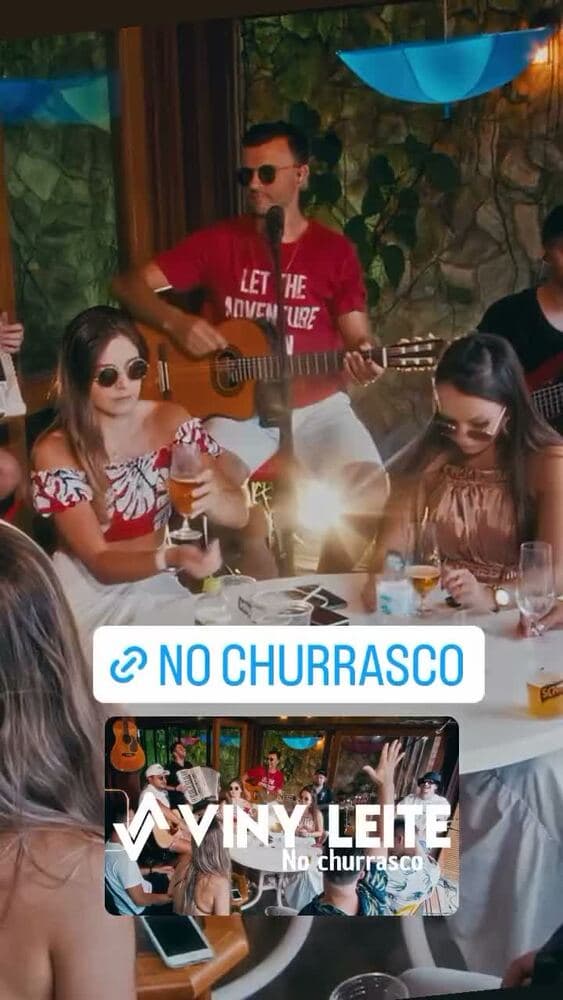 Vídeo de Viny Leite em apresentação e bastidores