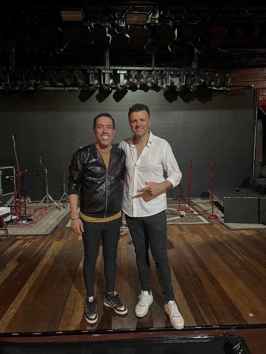 Registro de Viny Leite em shows, encontros e bastidores