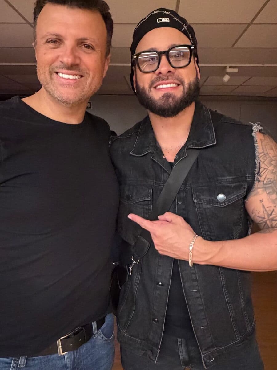 Registro de Viny Leite em shows, encontros e bastidores