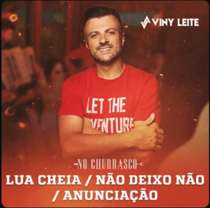 Arte do medley Lua Cheia, Não Deixo Não e Anunciação